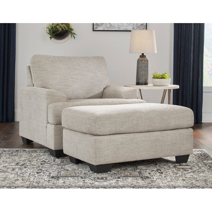 Ashley Furniture Vayda Pebble Chair And Ottoman Set 33104-CHO-S1