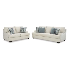 Ashley Furniture Valerano Parchment 2pc Living Room Set