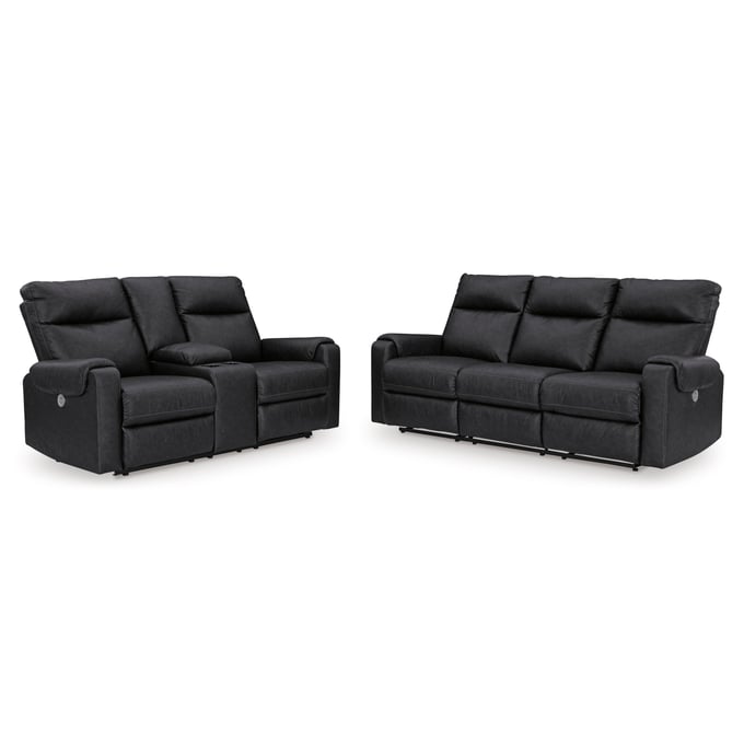 Ashley Furniture Axtellton Carbon 2pc Living Room Set 34105-LR-S1