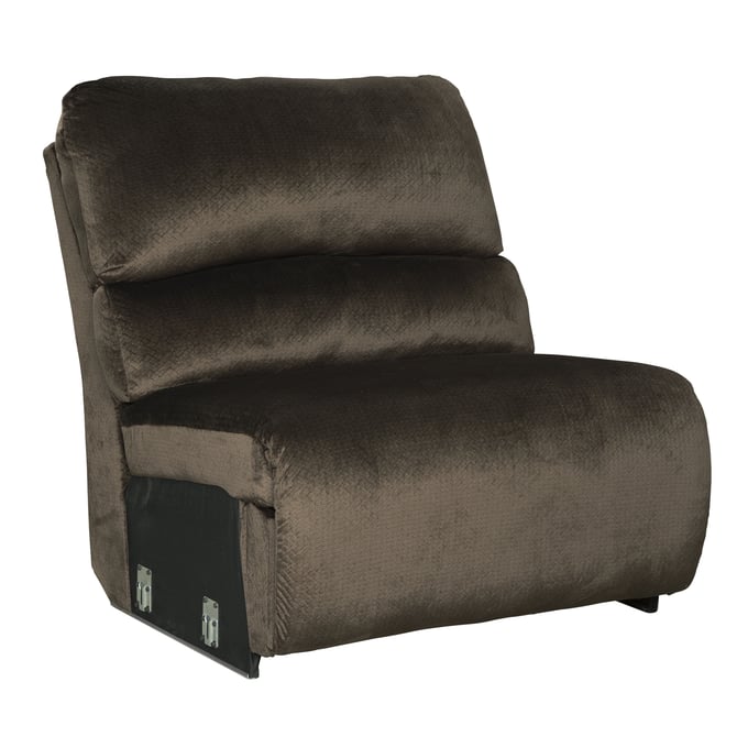 Ashley Furniture Clonmel Chocolate Armless Chair 3650446