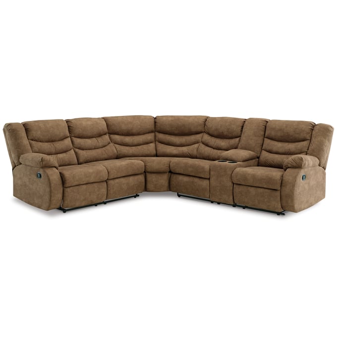 Ashley Furniture Partymate Brindle 2pc Reclining Sectional 36902S1