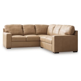 Ashley Furniture Bandon Toffee 2pc Sectional With RAF Loveseat