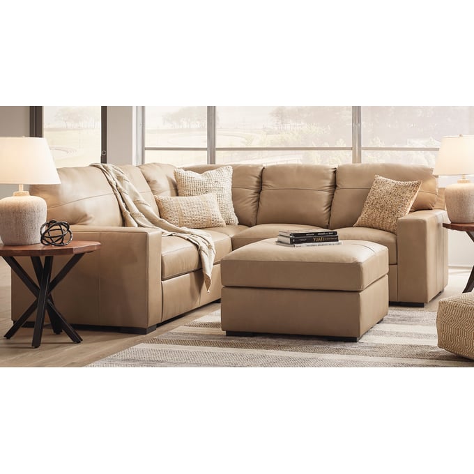 Ashley Furniture Bandon Toffee 2pc Sectional With Ottoman 38006-SEC-S1