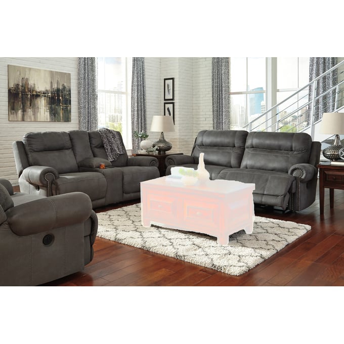 Ashley Furniture Austere Gray 3pc Living Room Set 3840-LR-52