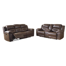 Ashley Furniture Stoneland Chocolate 2pc Power Living Room Set