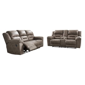 Ashley Furniture Stoneland Fossil 2pc Living Room Set