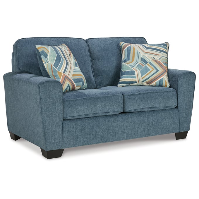 Ashley Furniture Cashton Blue Loveseat 4060535