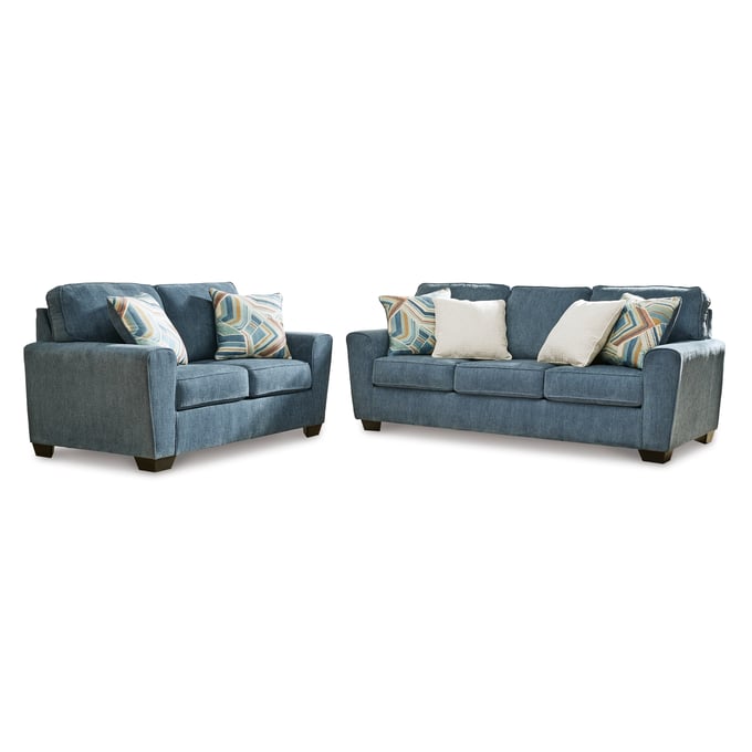 Ashley Furniture Cashton Blue 2pc Living Room Set 40605-LR-S1