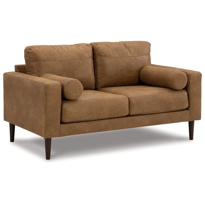 Ashley Furniture Telora Caramel Loveseat 4100235