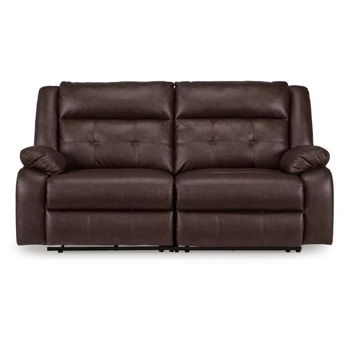 Ashley Furniture Walnut 2pc Power Reclining Loveseat 42702S1