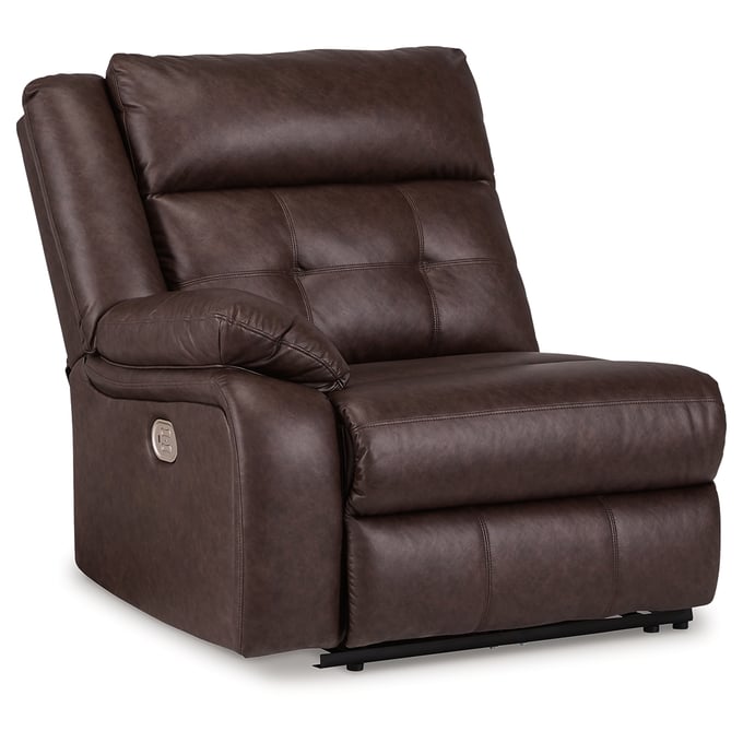 Ashley Furniture Walnut LAF Zero Wall Power Recliner 4270258