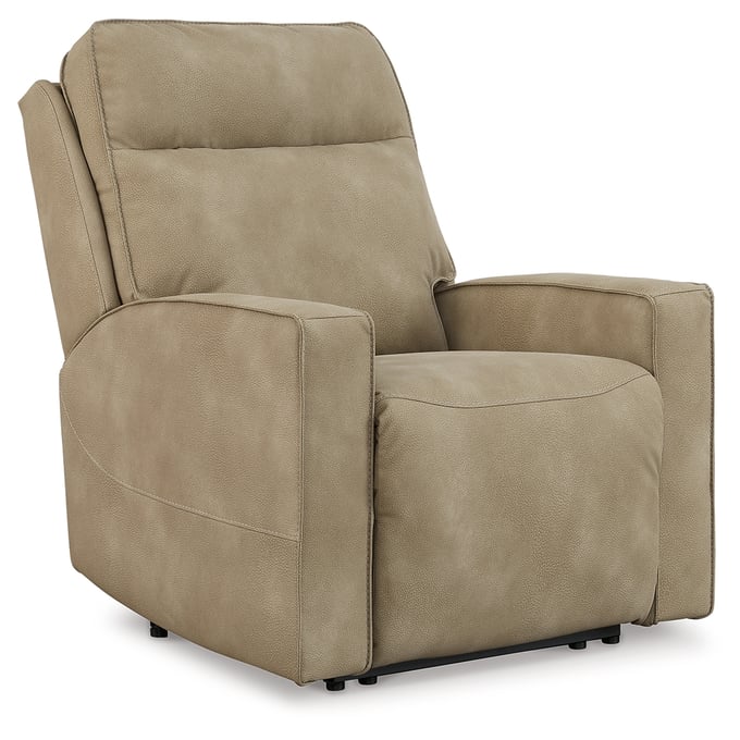 Ashley Furniture Next Gen Durapella Sand Power Adjustable Headrest Recliner 4510306