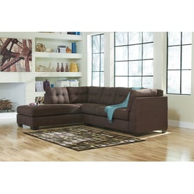 Ashley Furniture Maier Walnut 2pc Sectional With LAF Chaise