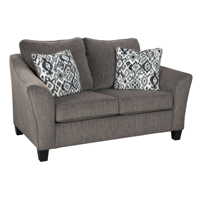 Ashley Furniture Nemoli Slate Loveseat 4580635