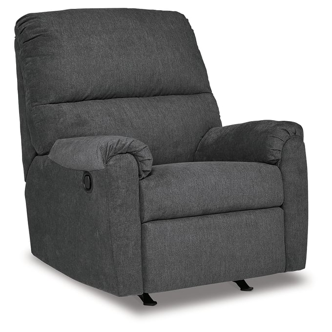 Ashley Furniture Miravel Gunmetal Rocker Recliner 4620425