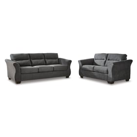 Ashley Furniture Miravel Gunmetal 2pc Living Room Set