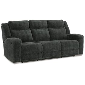 Ashley Furniture Martinglenn Ebony Reclining Sofa With Drop Down Table