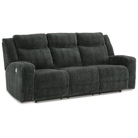 Ashley Furniture Martinglenn Ebony Reclining Power Sofa