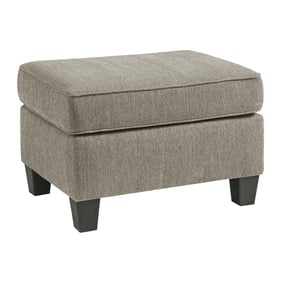 Ashley Furniture Shewsbury Pewter Fabric Ottoman