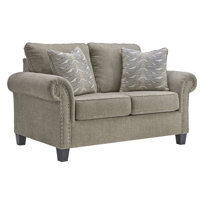 Ashley Furniture Shewsbury Pewter Fabric Loveseat 4720235