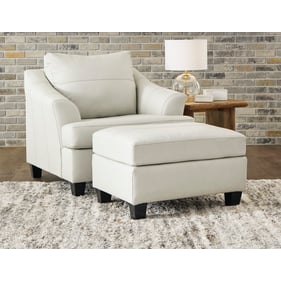 Ashley Furniture Genoa Coconut Chair And Ottoman Set