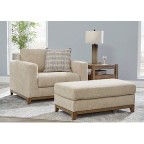 Ashley Furniture Parklynn Desert Chair And Ottoman Set