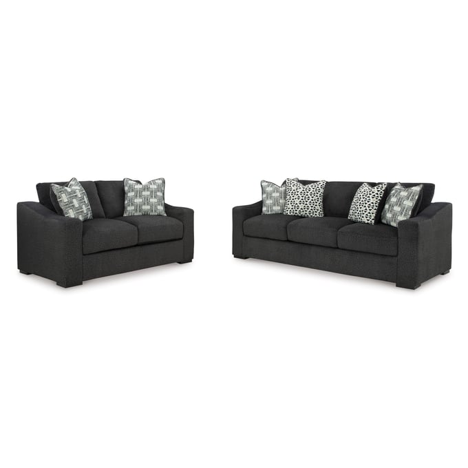 Ashley Furniture Wryenlynn Onyx 3pc Living Room Set 49405-LR-S2