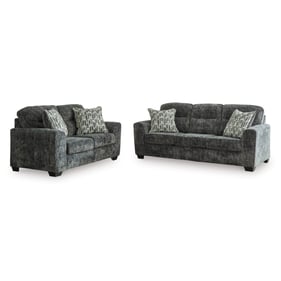 Ashley Furniture Lonoke Gunmetal 2pc Living Room Set