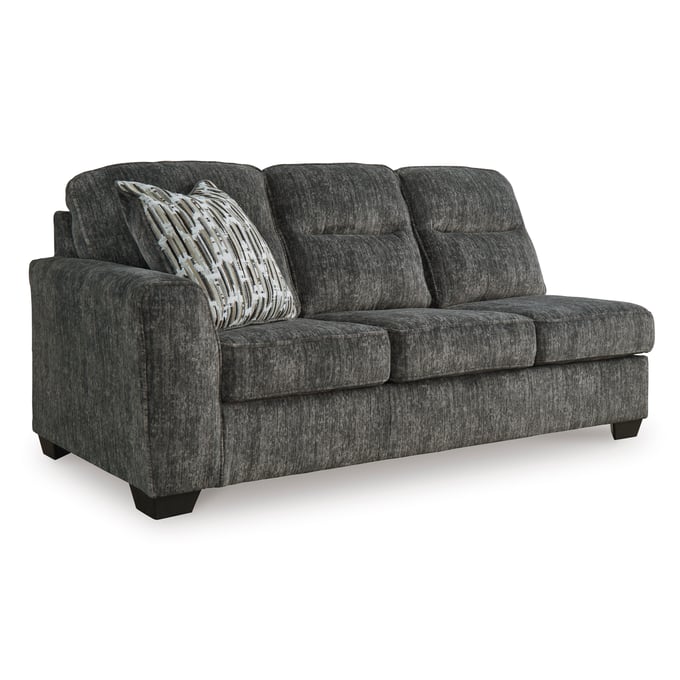 Ashley Furniture Lonoke Gunmetal LAF Sofa 5050466