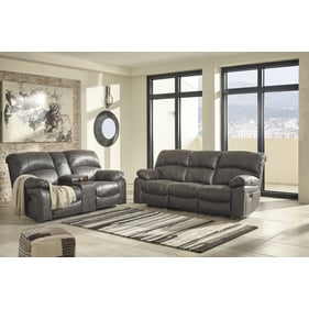 Ashley Furniture Dunwell Steel 2pc Living Room Set