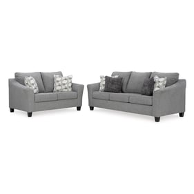 Ashley Furniture Mathonia Smoke 2pc Living Room Set