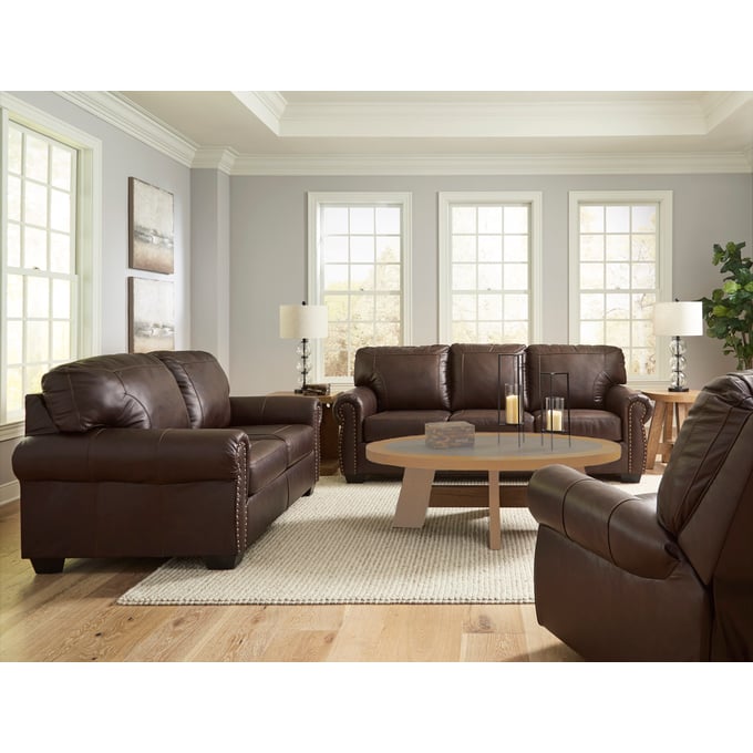 Ashley Furniture Colleton Dark Brown 3pc Living Room Set 52107-LR-S2