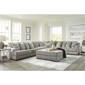 Ashley Furniture Bayless Smoke 5pc Sectional With Ottoman