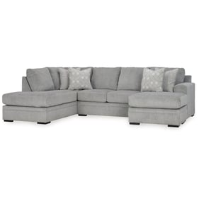 Ashley Furniture Casselbury Cement 2pc Sectional With LAF Corner Chaise