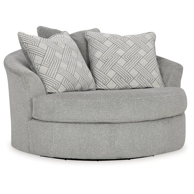 Ashley Furniture Casselbury Cement Oversized Swivel Accent Chair 5290621