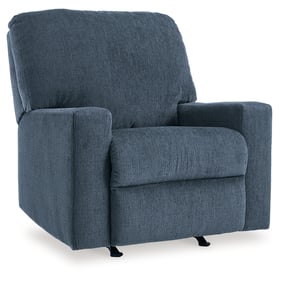 Ashley Furniture Rannis Navy Rocker Recliner