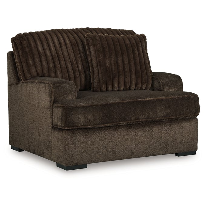 Ashley Furniture Aylesworth Chocolate Chair And A Half 5370223