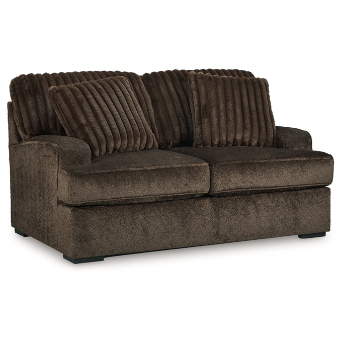 Ashley Furniture Aylesworth Chocolate Loveseat 5370235