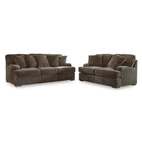 Ashley Furniture Aylesworth Chocolate 2pc Living Room Set