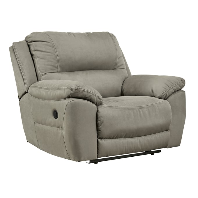 Ashley Furniture Next Gen Gaucho Putty Zero Wall Wide Seat Recliner 5420352