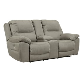 Ashley Furniture Next Gen Gaucho Putty Double Reclining Power Loveseat With...