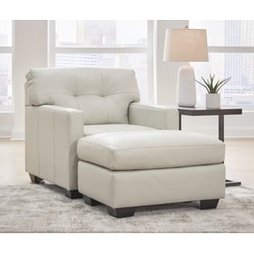 Ashley Furniture Belziani Coconut Chair And Ottoman Set