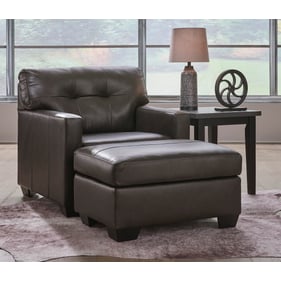 Ashley Furniture Belziani Storm Chair And Ottoman Set