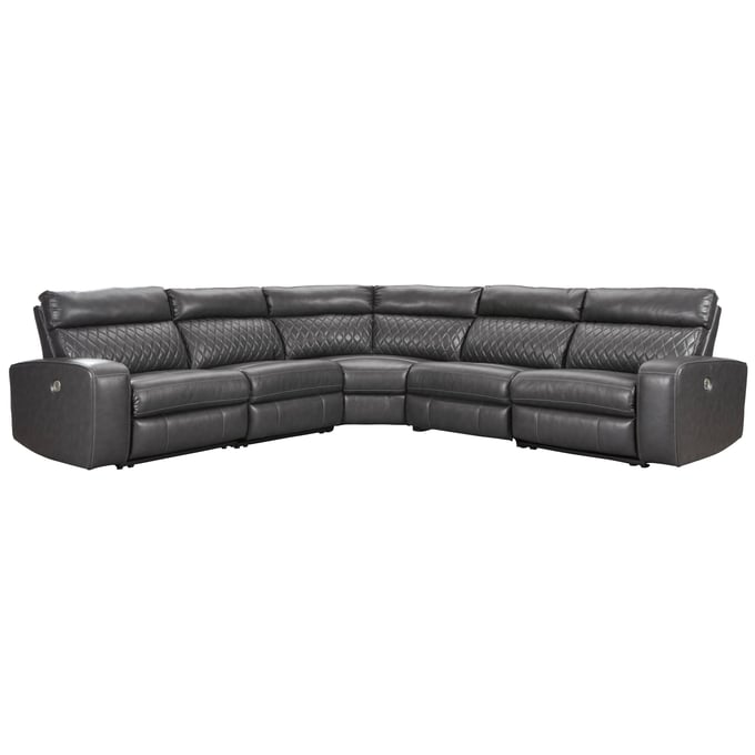 Ashley Furniture Samperstone Gray 5pc Sectional 55203S1