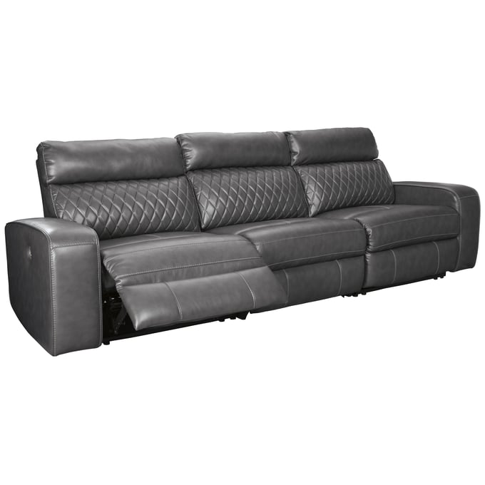 Ashley Furniture Samperstone Gray Sofa 55203S4