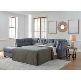 Ashley Furniture Marleton Denim 2pc Sleeper Sectional With LAF Chaise