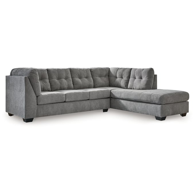 Ashley Furniture Marleton Gray 2pc Sectional With RAF Chaise 55305S2