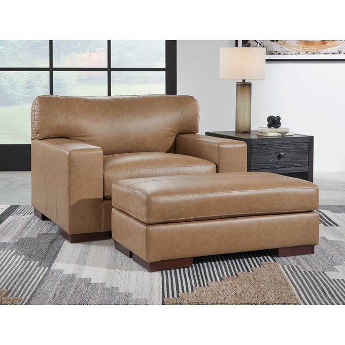 Ashley Furniture Lombardia Tumbleweed Chair And Ottoman Set 57302-CHO-S1