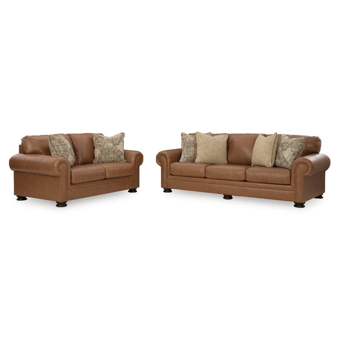 Ashley Furniture Carianna Caramel 2pc Living Room Set 57604-LR-S1