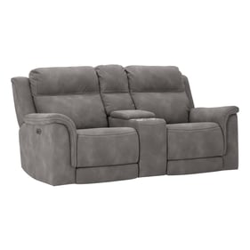 Ashley Furniture Next Gen DuraPella Slate Power Recliner Loveseat With Cons...